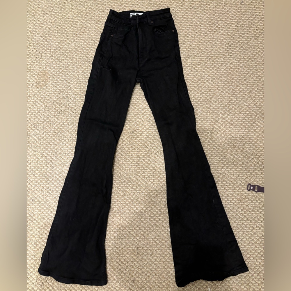 Black Flare Jeans